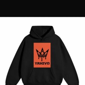 YAHIVO core heritage black hoodie